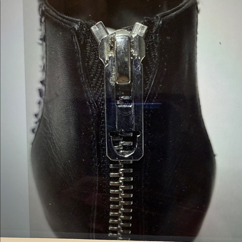 Balenciaga Black Heeled Ankle Boots with Textured Design - Picture 10 of 11